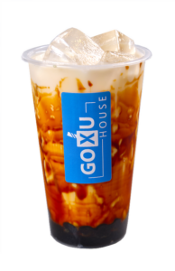 Brown Sugar Milk Tea – Creamy tea with rich brown sugar syrup and tapioca pearls.