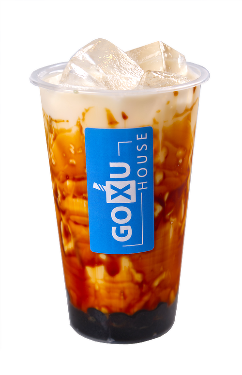 Brown Sugar Milk Tea – Creamy tea with rich brown sugar syrup and tapioca pearls.