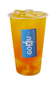 Golden Sun Bubble Tea – Pineapple-flavored tea with a bright, tropical aroma.