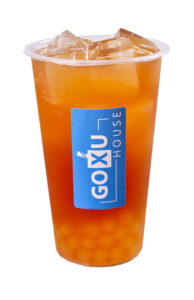 Lychee Oolong Bubble Tea – Fragrant oolong tea with a hint of lychee flavor and tapioca pearls.